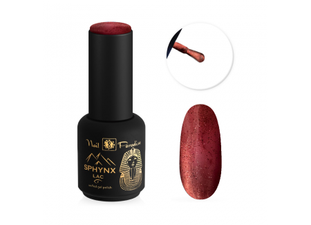 SPHYNX Lac Cat Eye Gel Polish -  Scarlet Macaw10ml